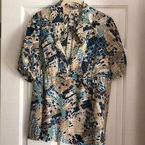 Banana Republic 100% silk top - size L